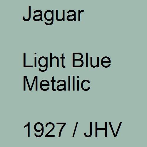 Jaguar, Light Blue Metallic, 1927 / JHV.